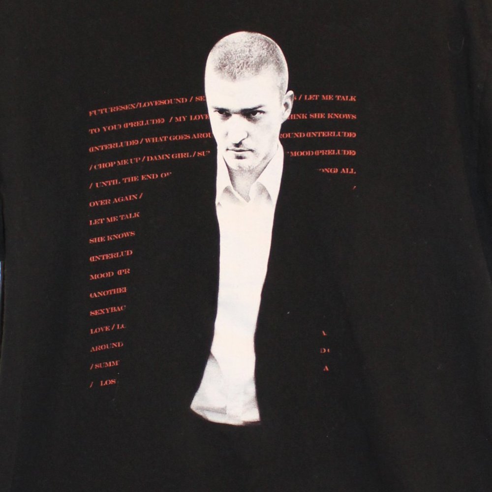 Justin Timberlake Concert Shirt Tour 2007